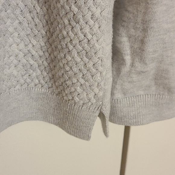 Womens Sonoma Woven Long Sleeve Sweater - Picture 3 of 5